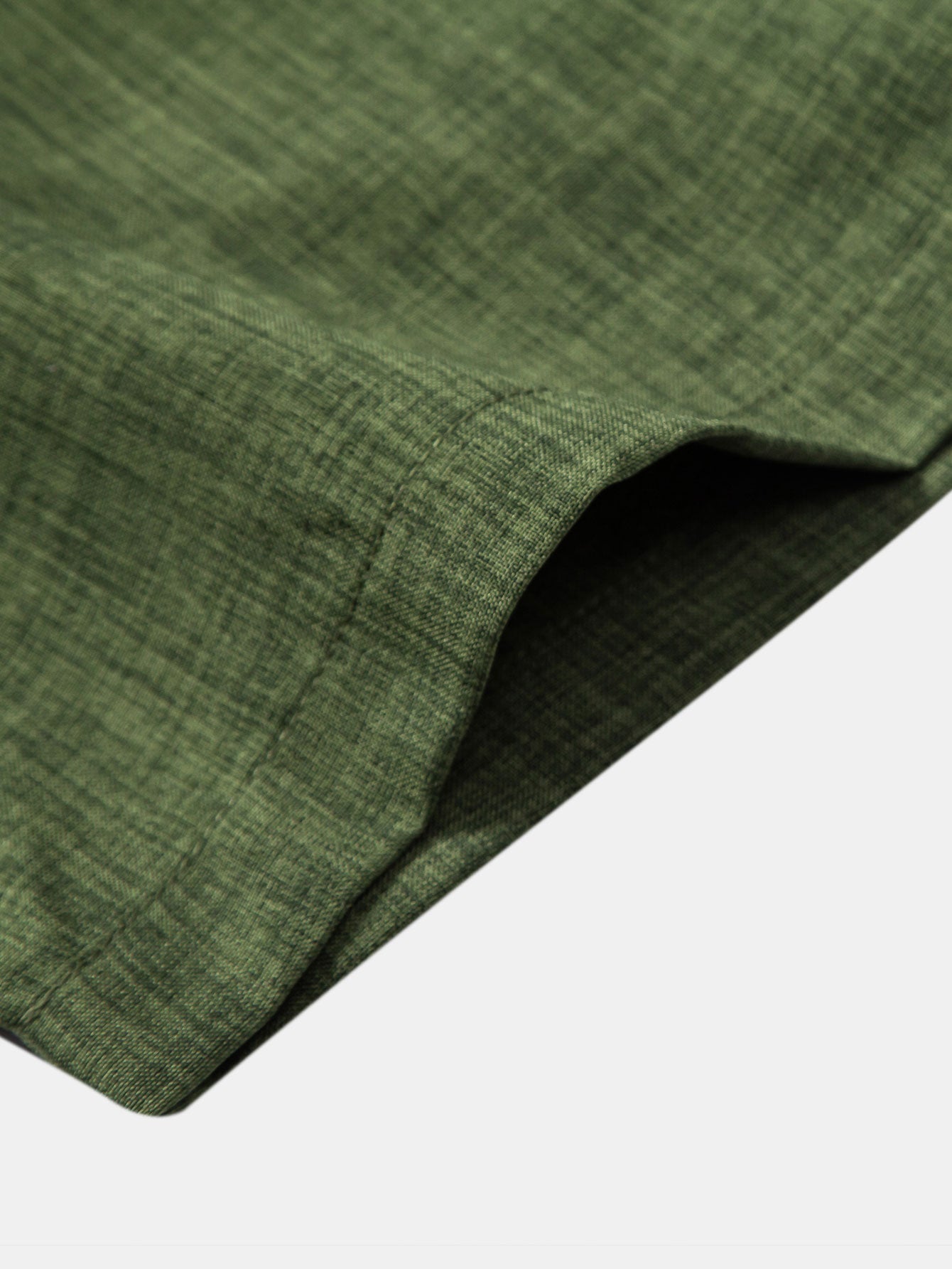 Short Sleeve Stand Collar Shirt - Naturzy