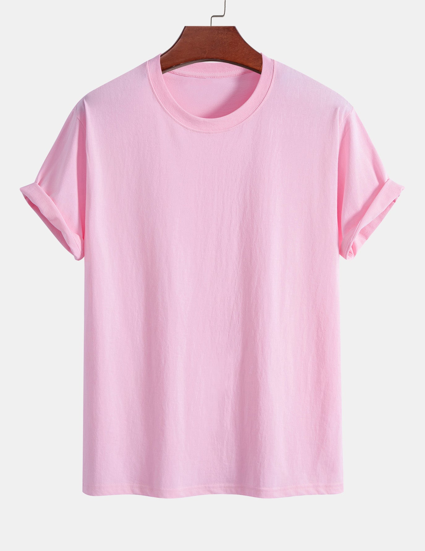 3 Pieces Basic Regular Fit Cotton T-Shirts - Naturzy