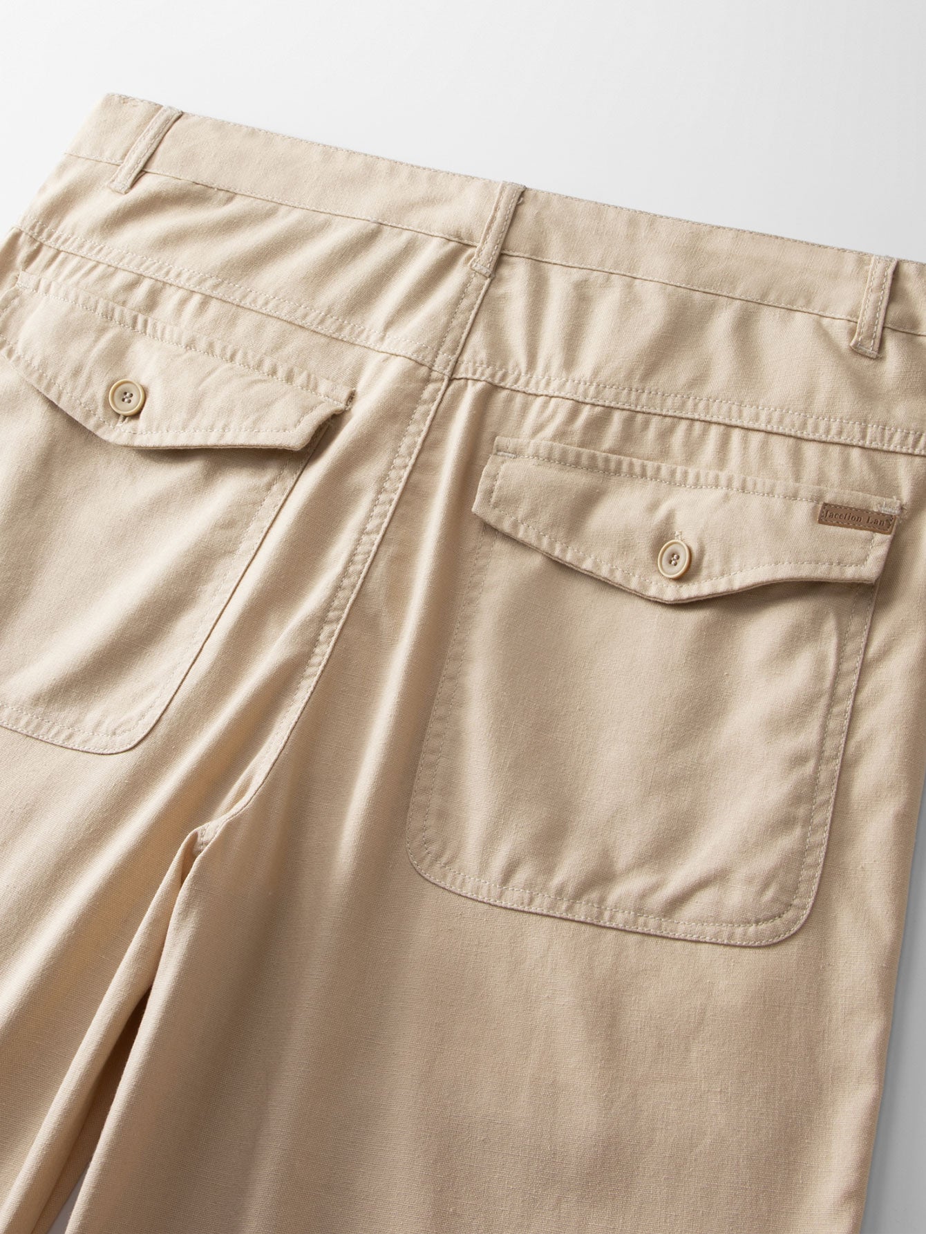 Linen Cotton Blend 11" Shorts - Naturzy