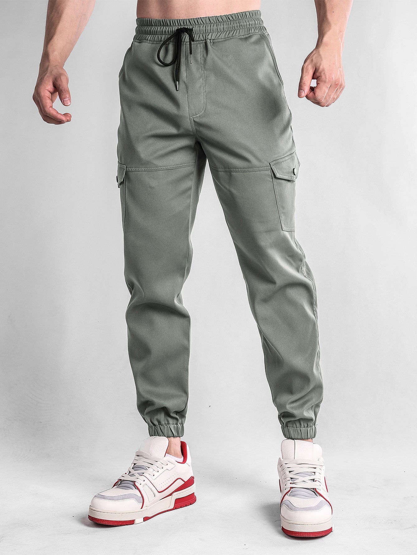 Chino Cargo Jogger Pants - Naturzy