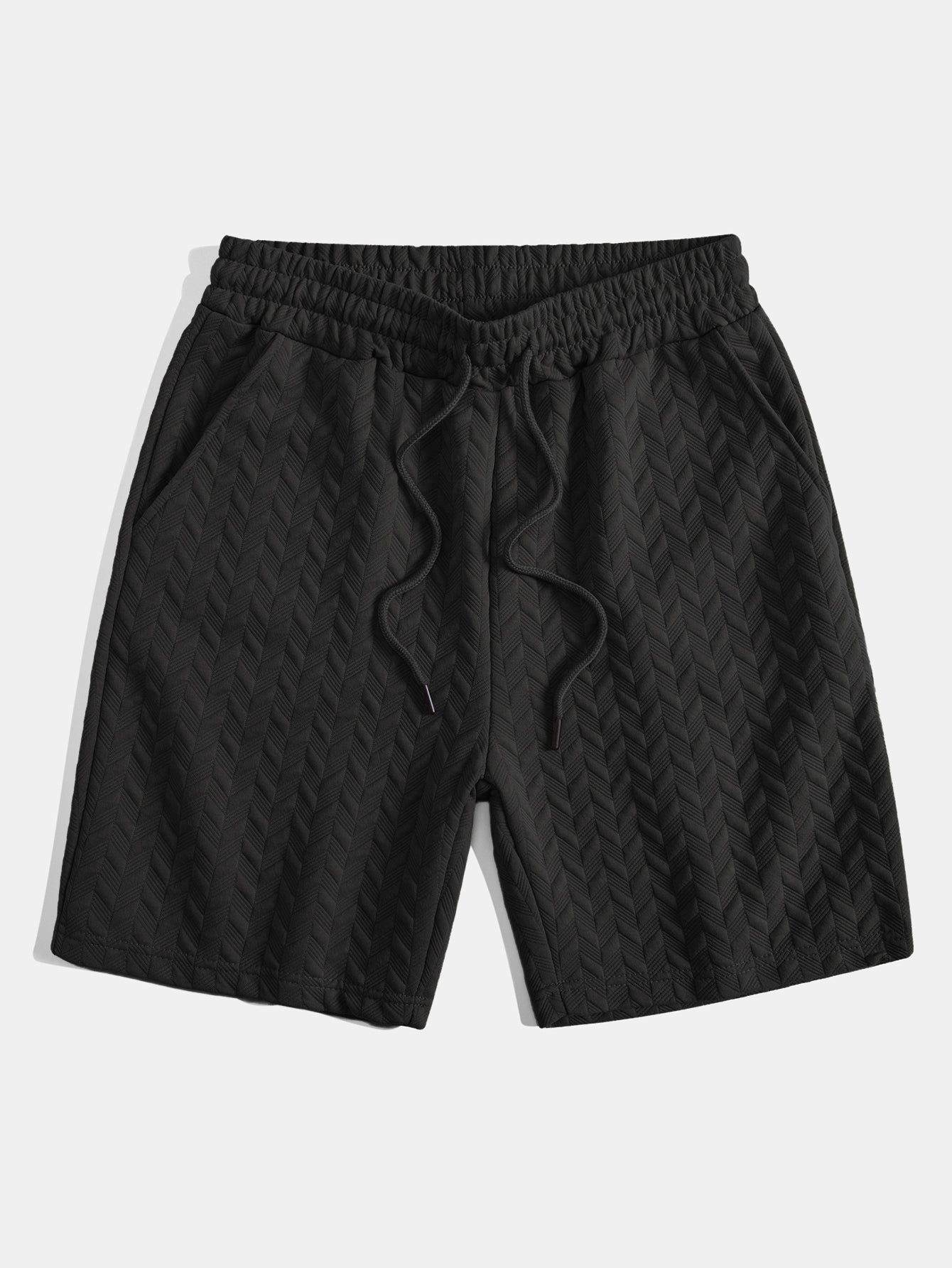 3 Pieces Geometric Jacquard Shorts - Naturzy