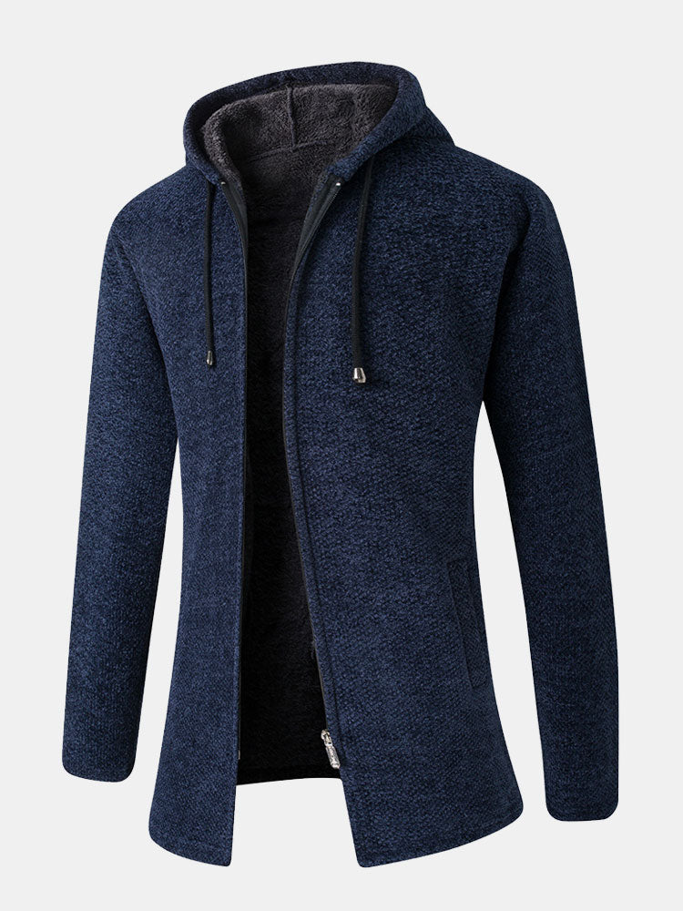Long Line Hooded Sweater - Naturzy