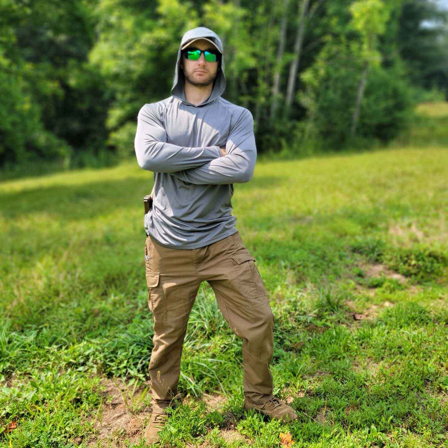 Men's UPF 50+ Hooded Fishing Shirts | Sun Protection