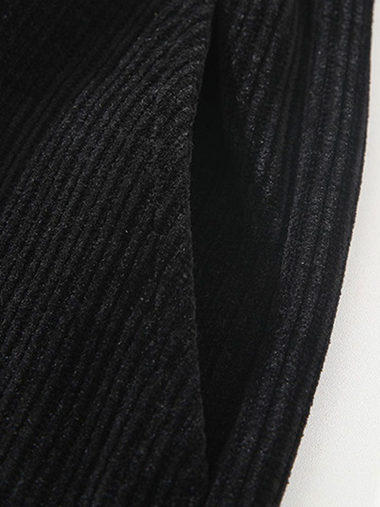 Corduroy Drawstring Pants - Naturzy