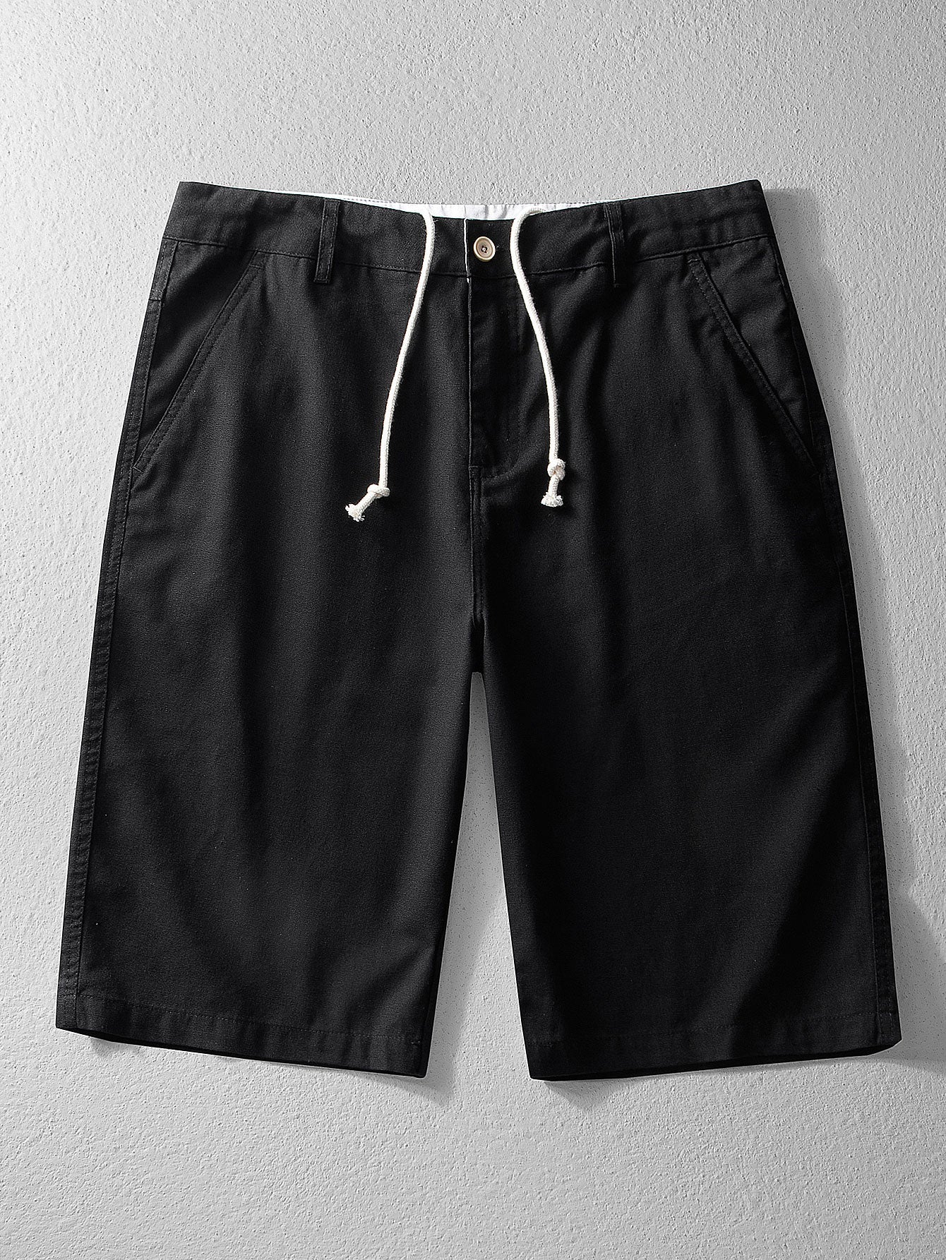 Linen Cotton Blend 11" Shorts - Naturzy