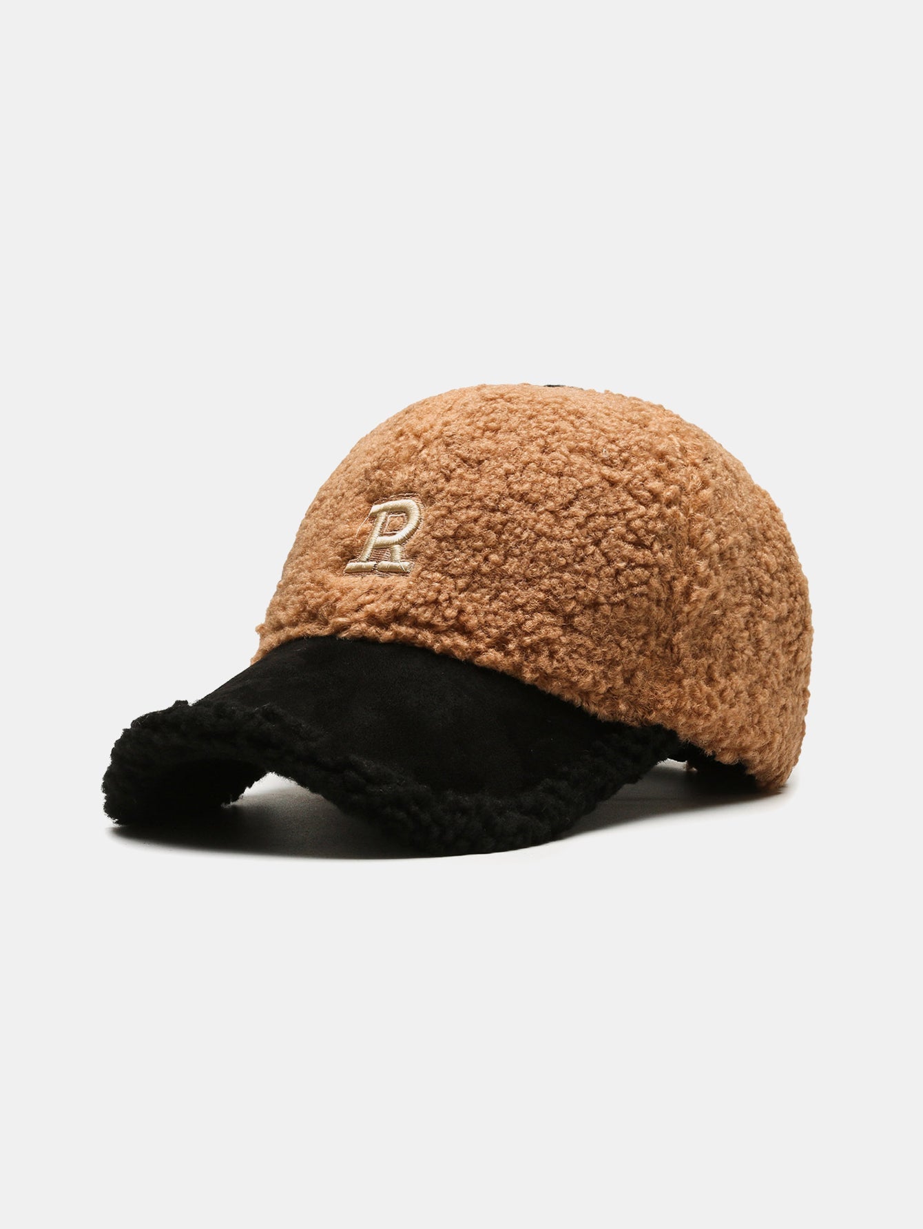 Plush Winter Warm Letter Baseball Cap - Naturzy
