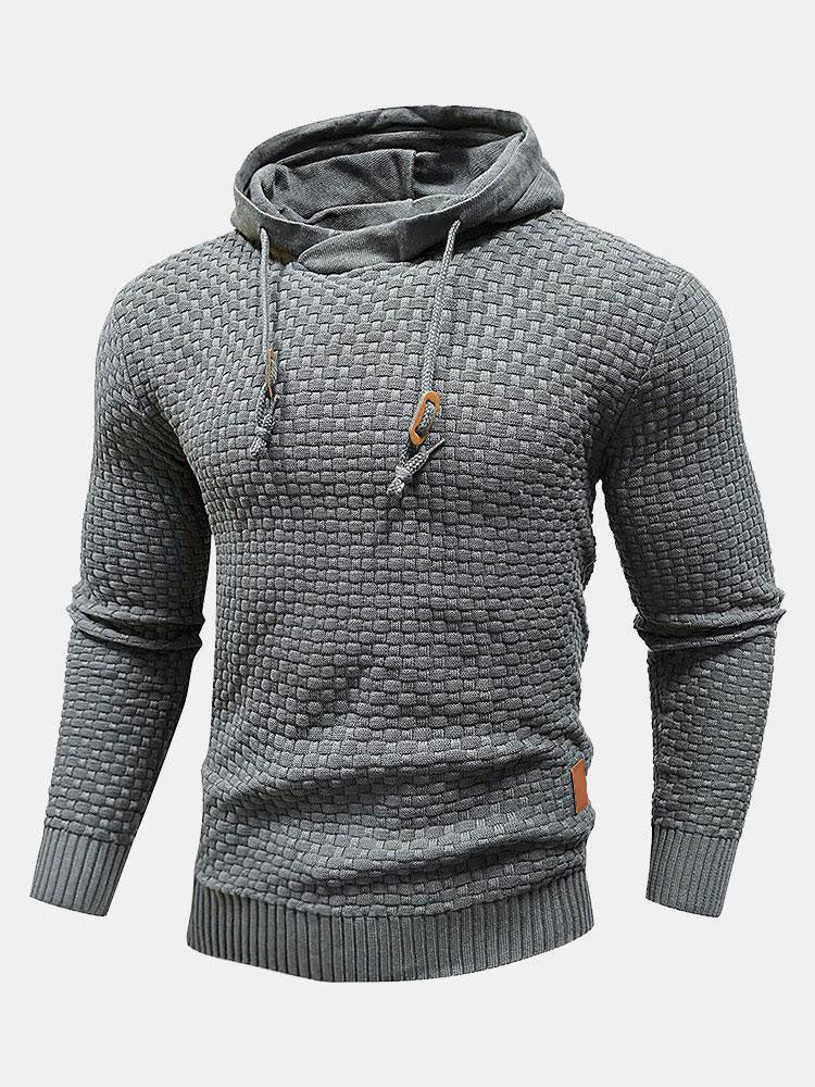 Knit Hooded Sweater - Naturzy
