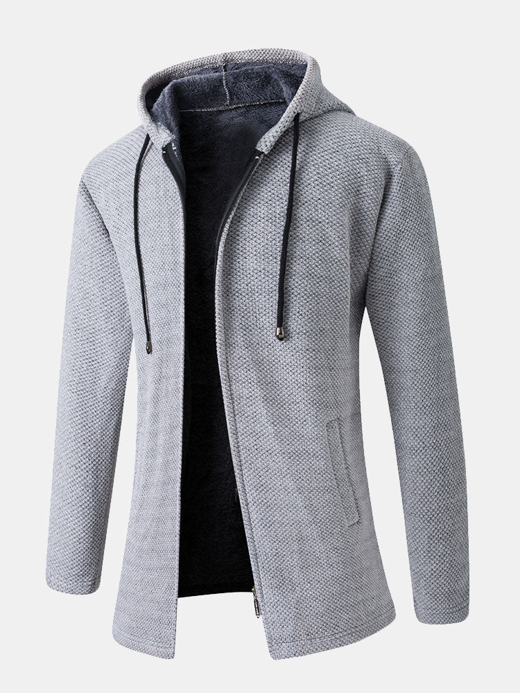 Long Line Hooded Sweater - Naturzy