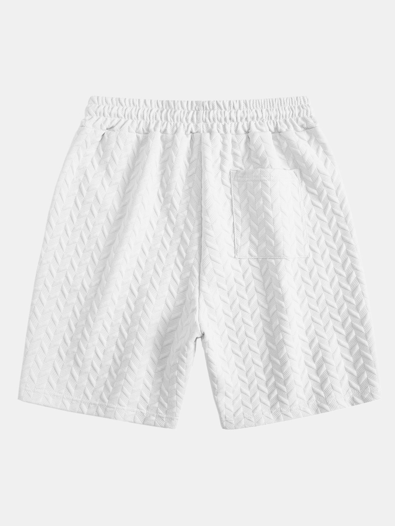 3 Pieces Geometric Jacquard Shorts - Naturzy