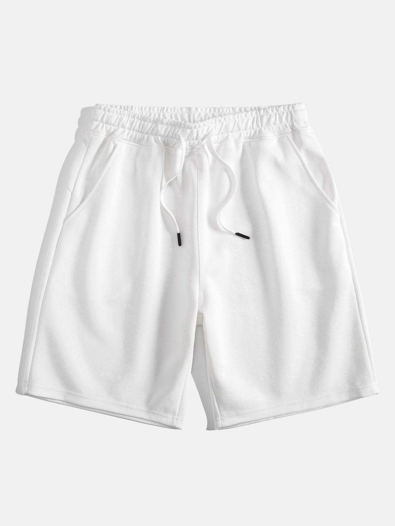 Mid Length Drawstring Shorts - Naturzy