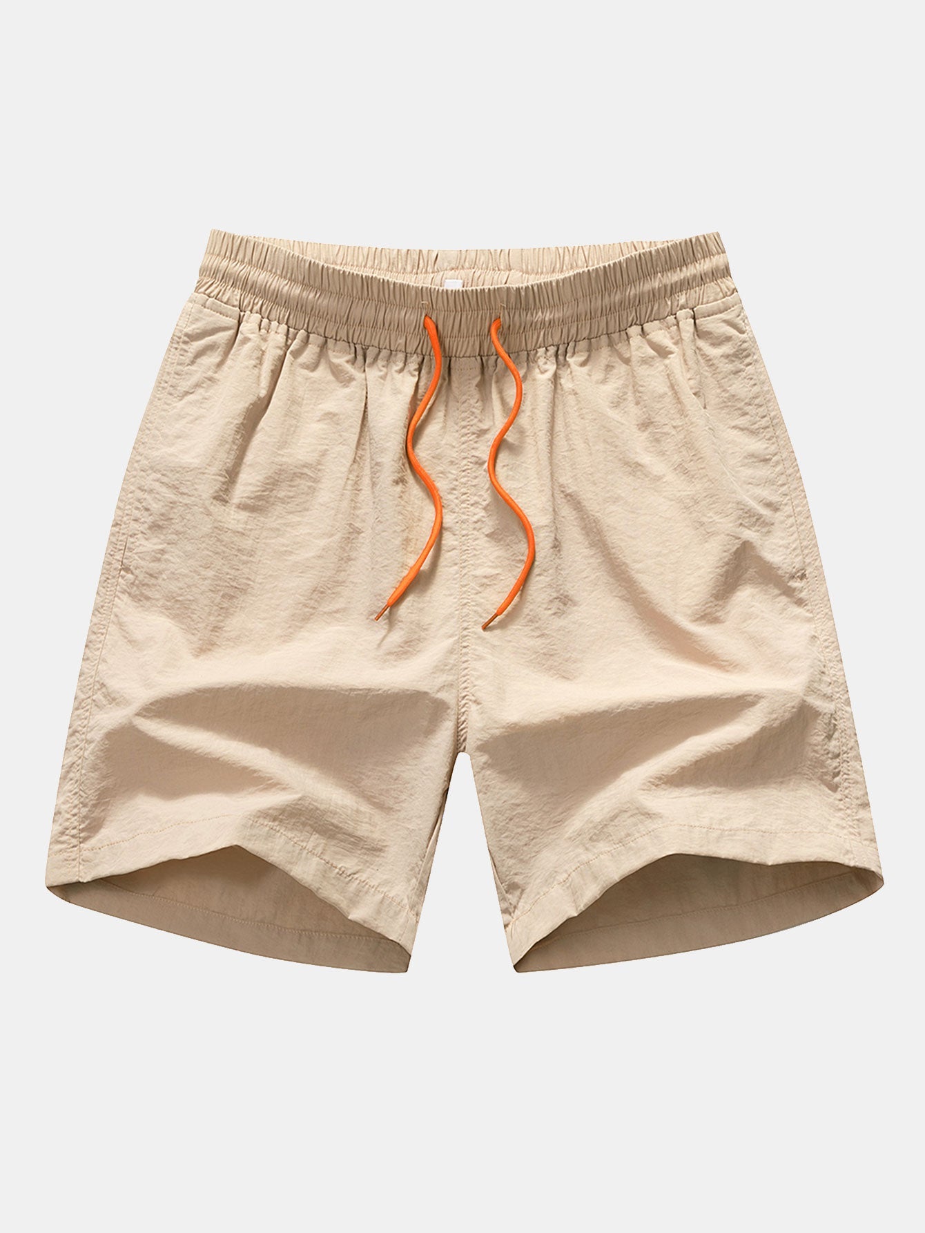 Man Mid Length Drawstring Swim Shorts - Naturzy