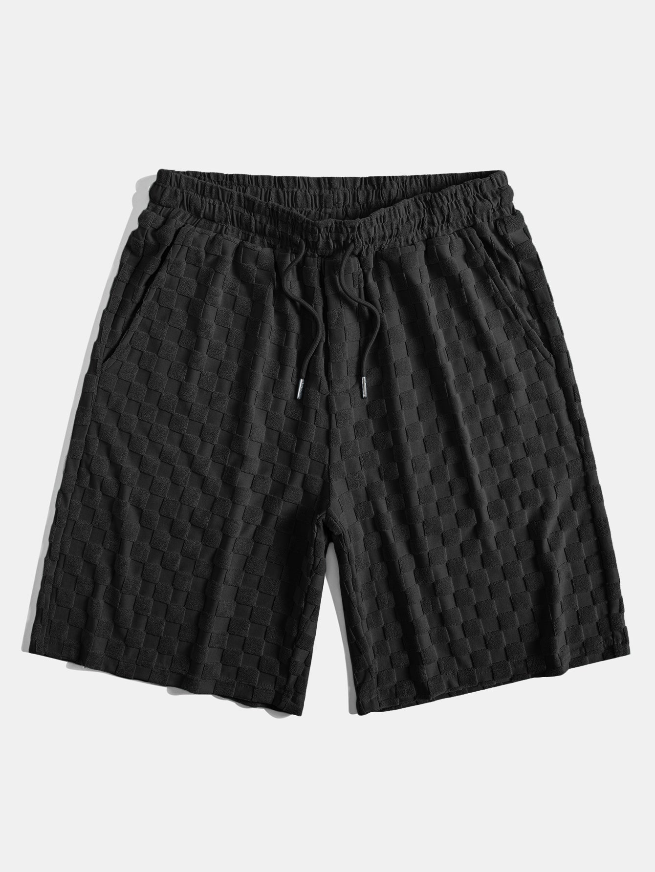 Checkerboard Towel Shorts - Naturzy