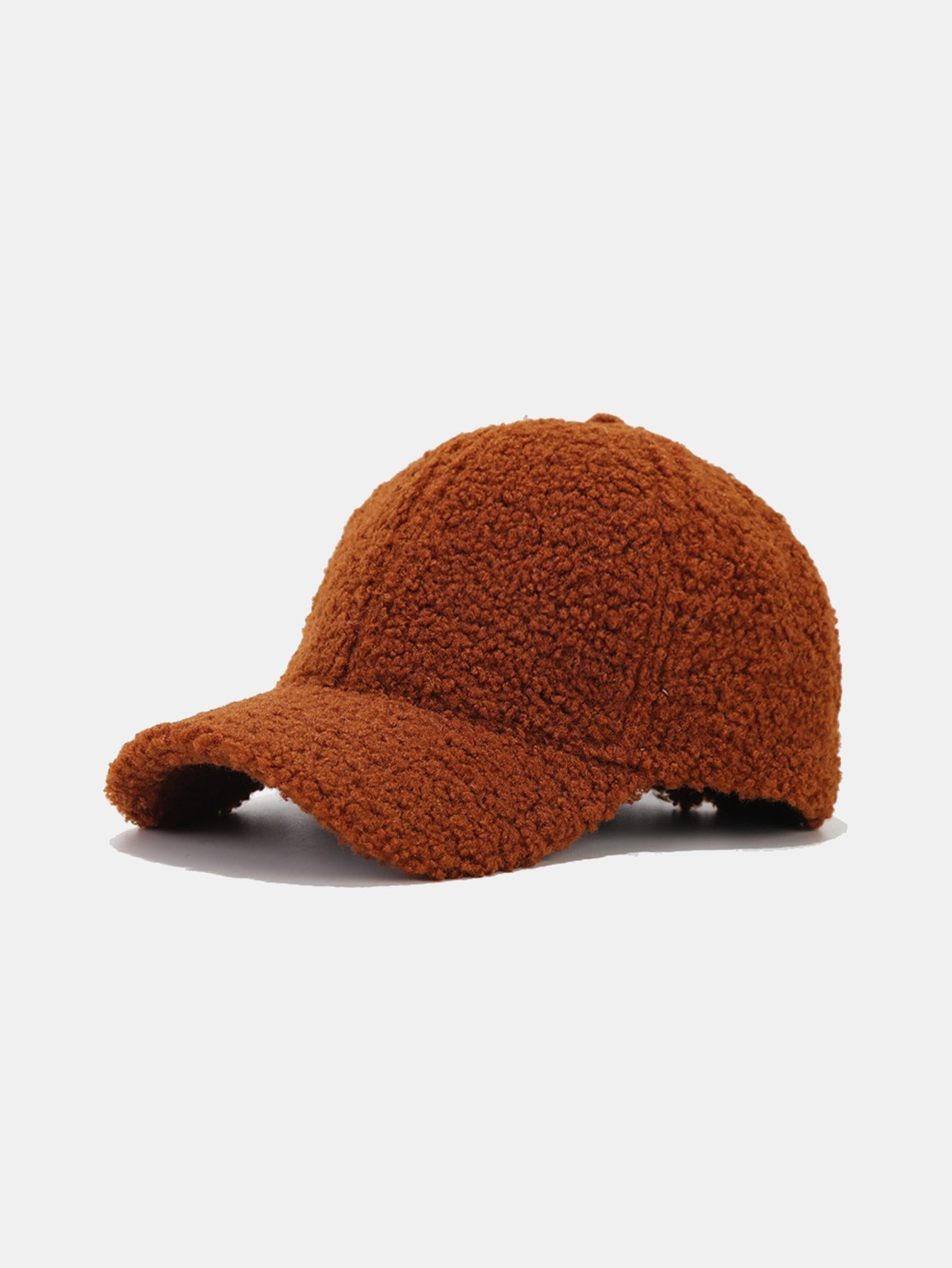 Solid Color Plush Warm Baseball Cap - Naturzy