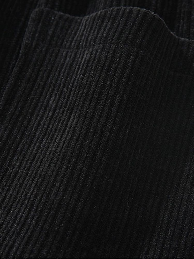 Corduroy Drawstring Pants - Naturzy