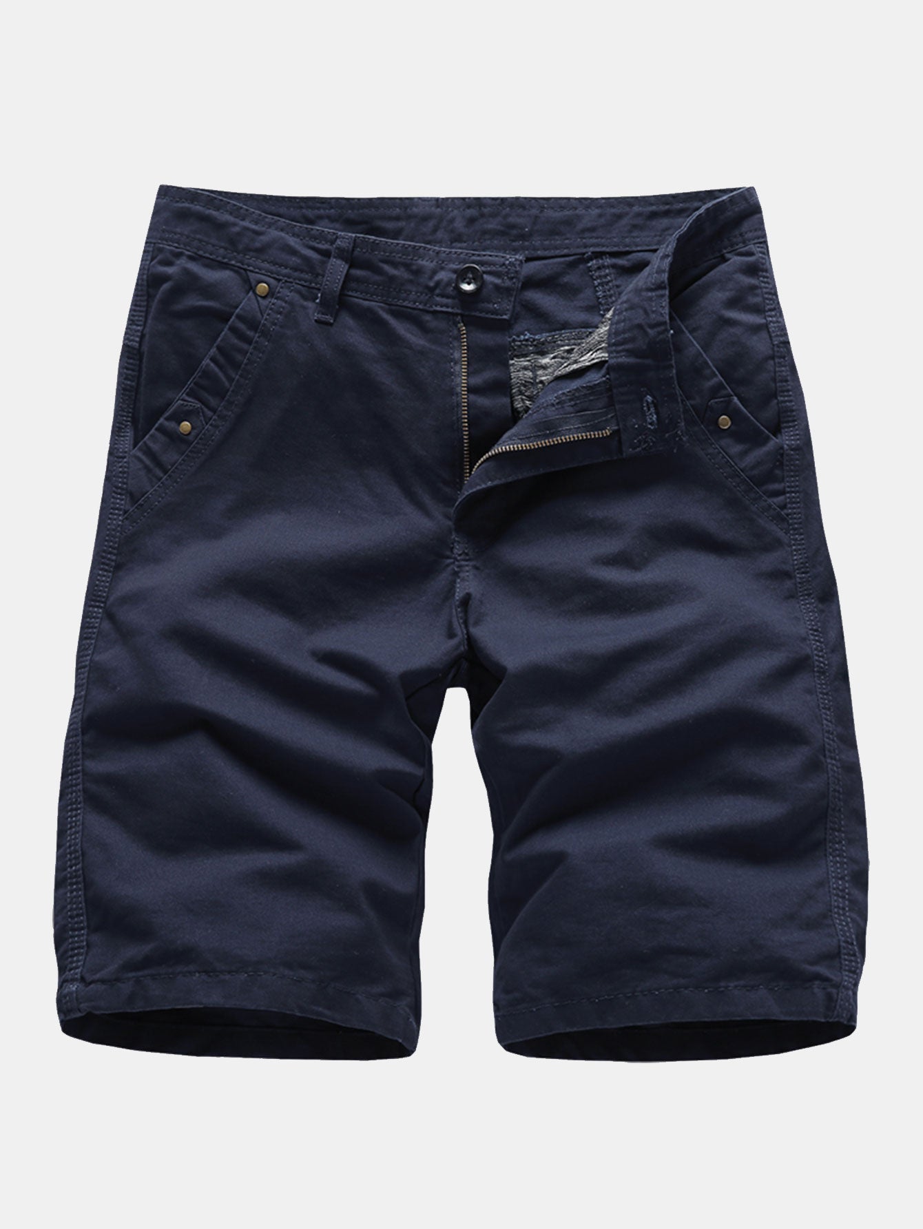 Man Stud Pocket Chino Shorts - Naturzy