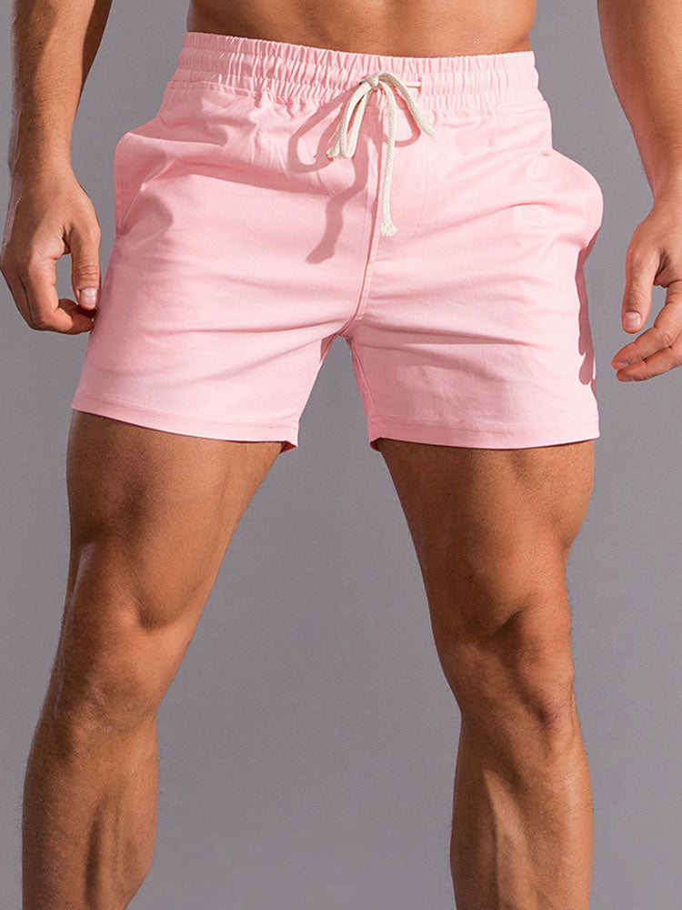 3 Pieces Cotton 3" Drawstring Shorts - Naturzy