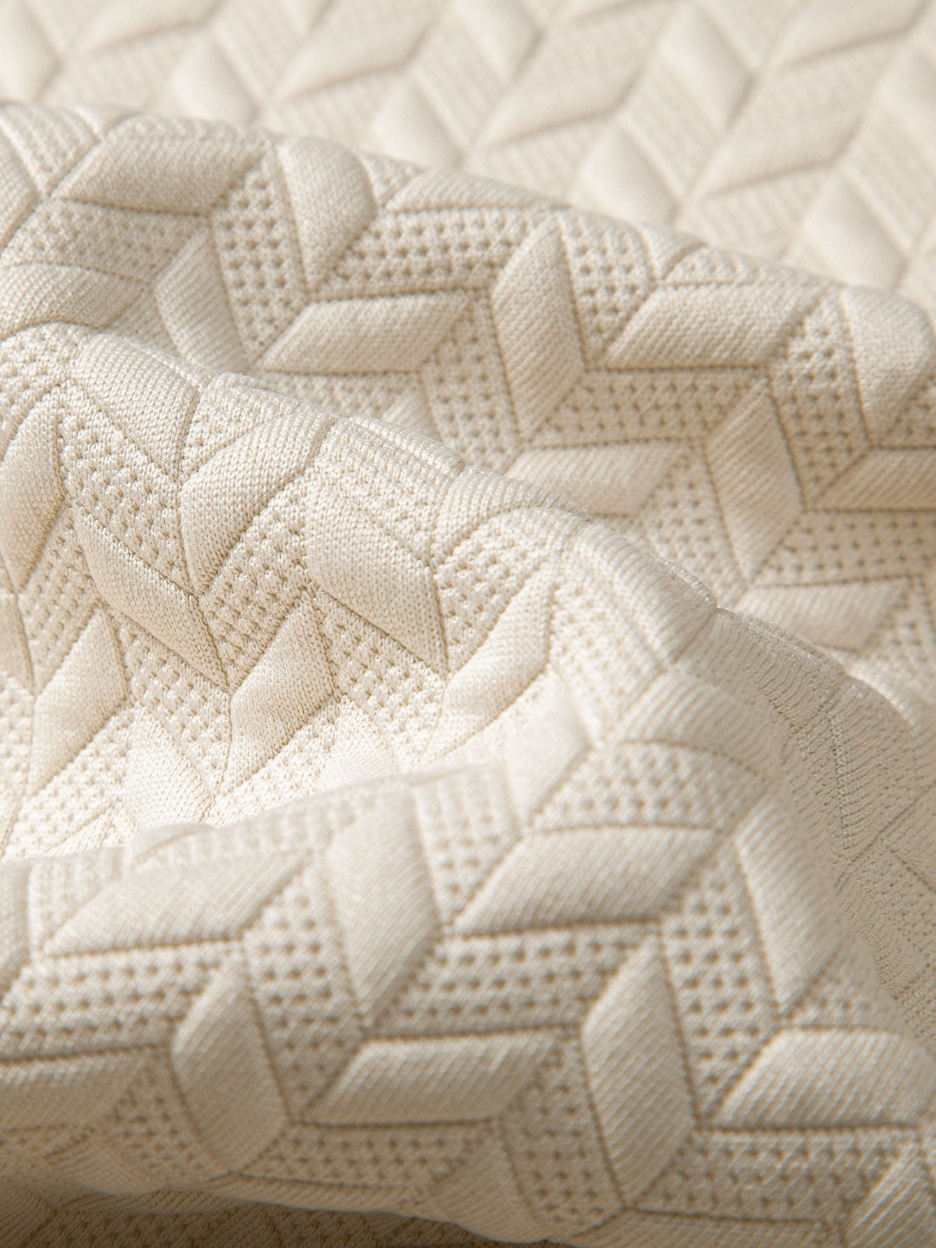 Short Sleeved Jacquard Textured Polo - Naturzy