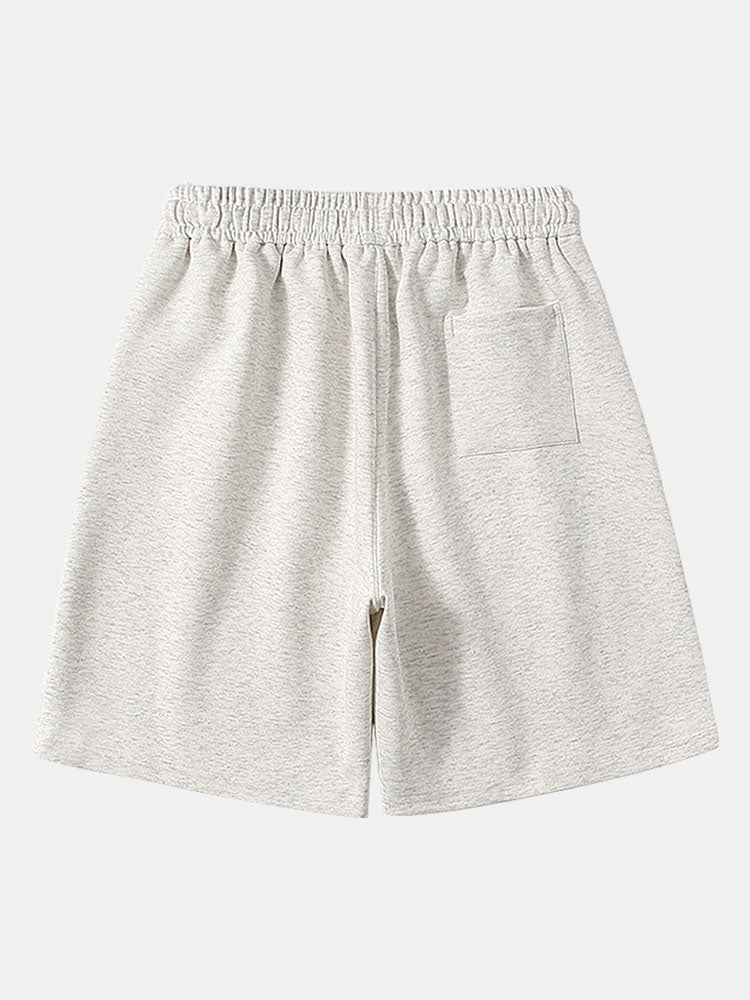 Drawstring Jersey Shorts - Naturzy