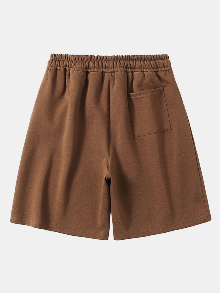 Drawstring Jersey Shorts - Naturzy