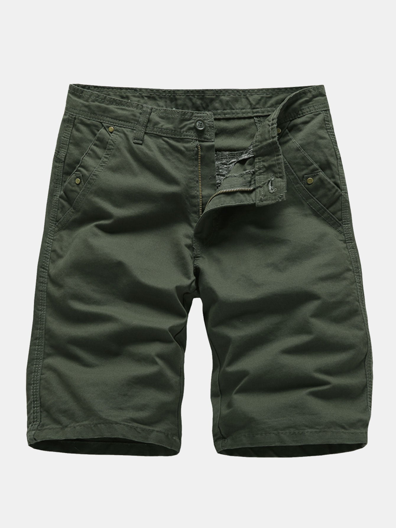 Man Stud Pocket Chino Shorts - Naturzy