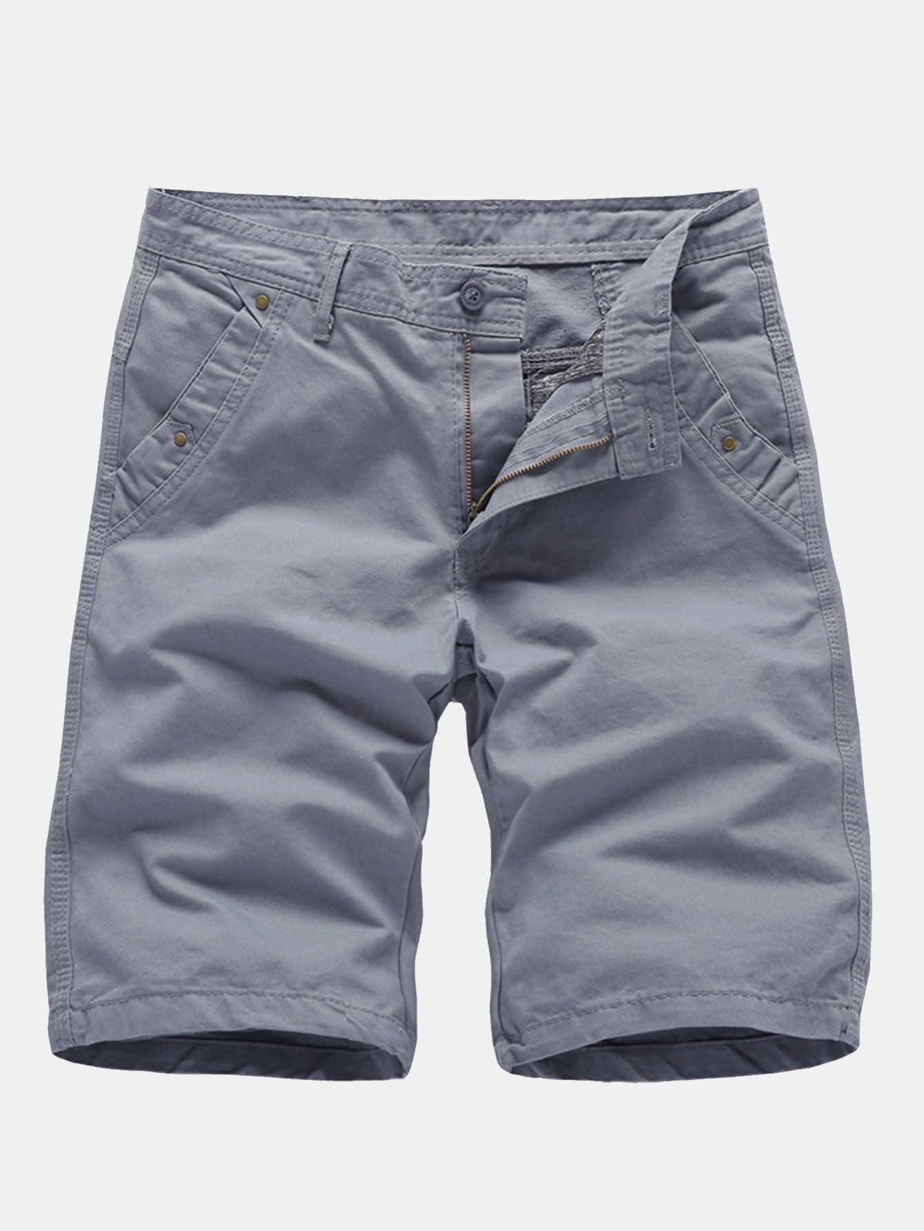 Man Stud Pocket Chino Shorts - Naturzy