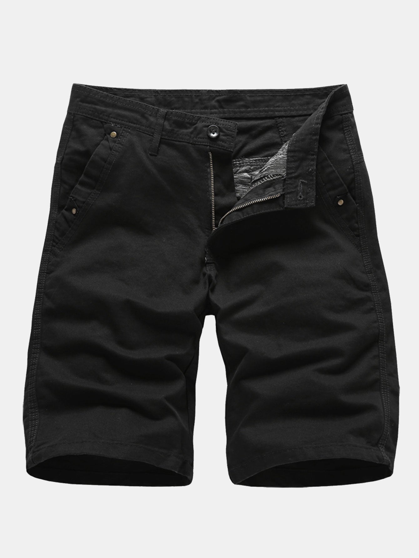 Man Stud Pocket Chino Shorts - Naturzy