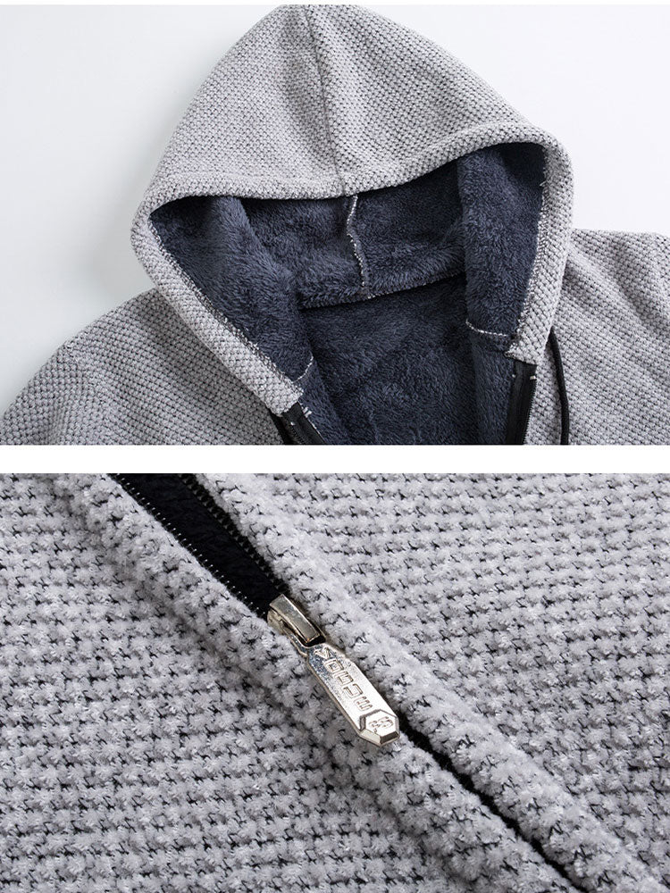 Long Line Hooded Sweater - Naturzy