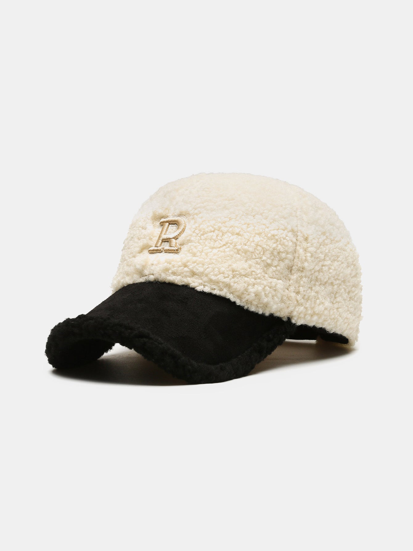 Plush Winter Warm Letter Baseball Cap - Naturzy