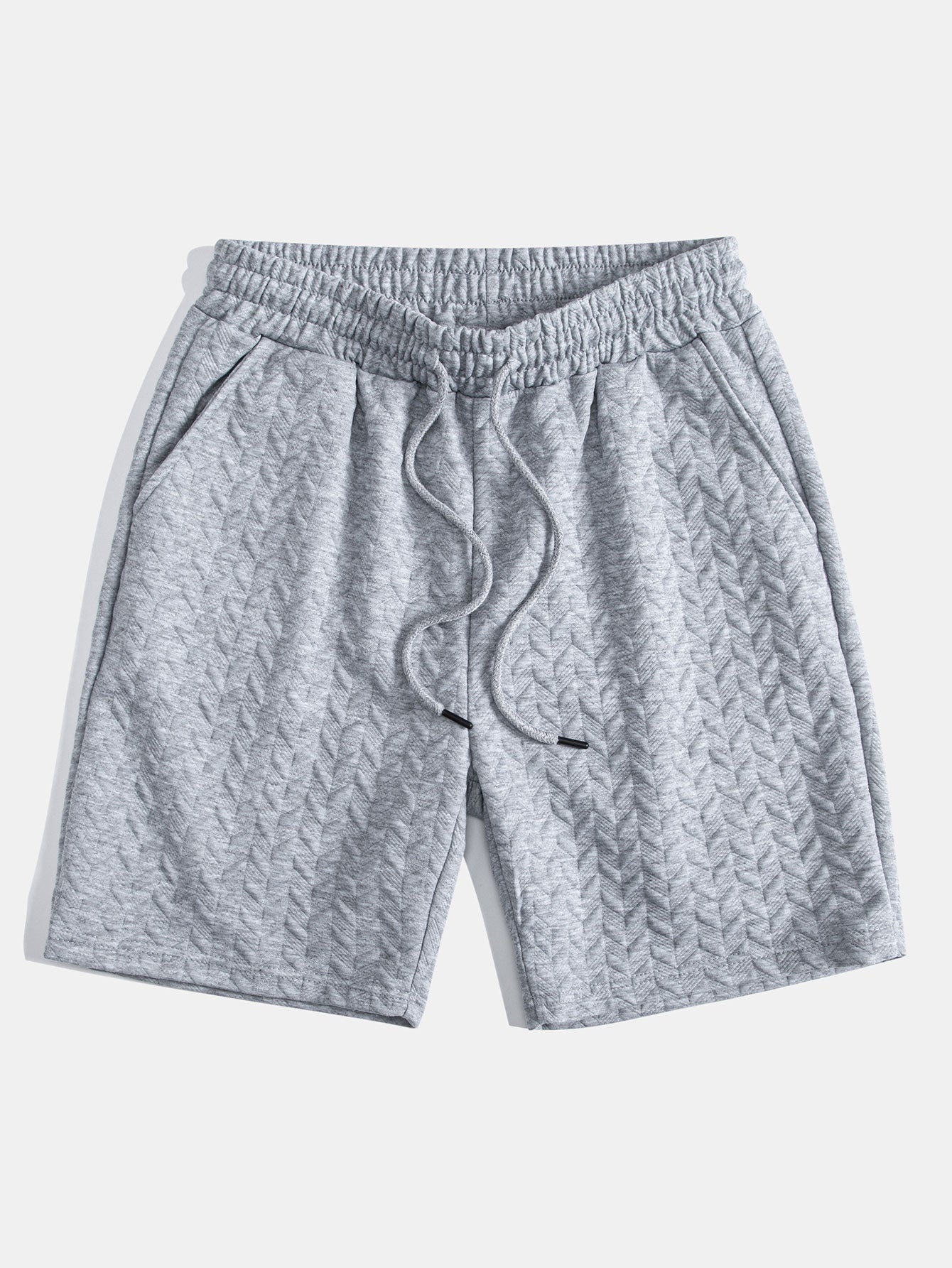 3 Pieces Geometric Jacquard Shorts - Naturzy
