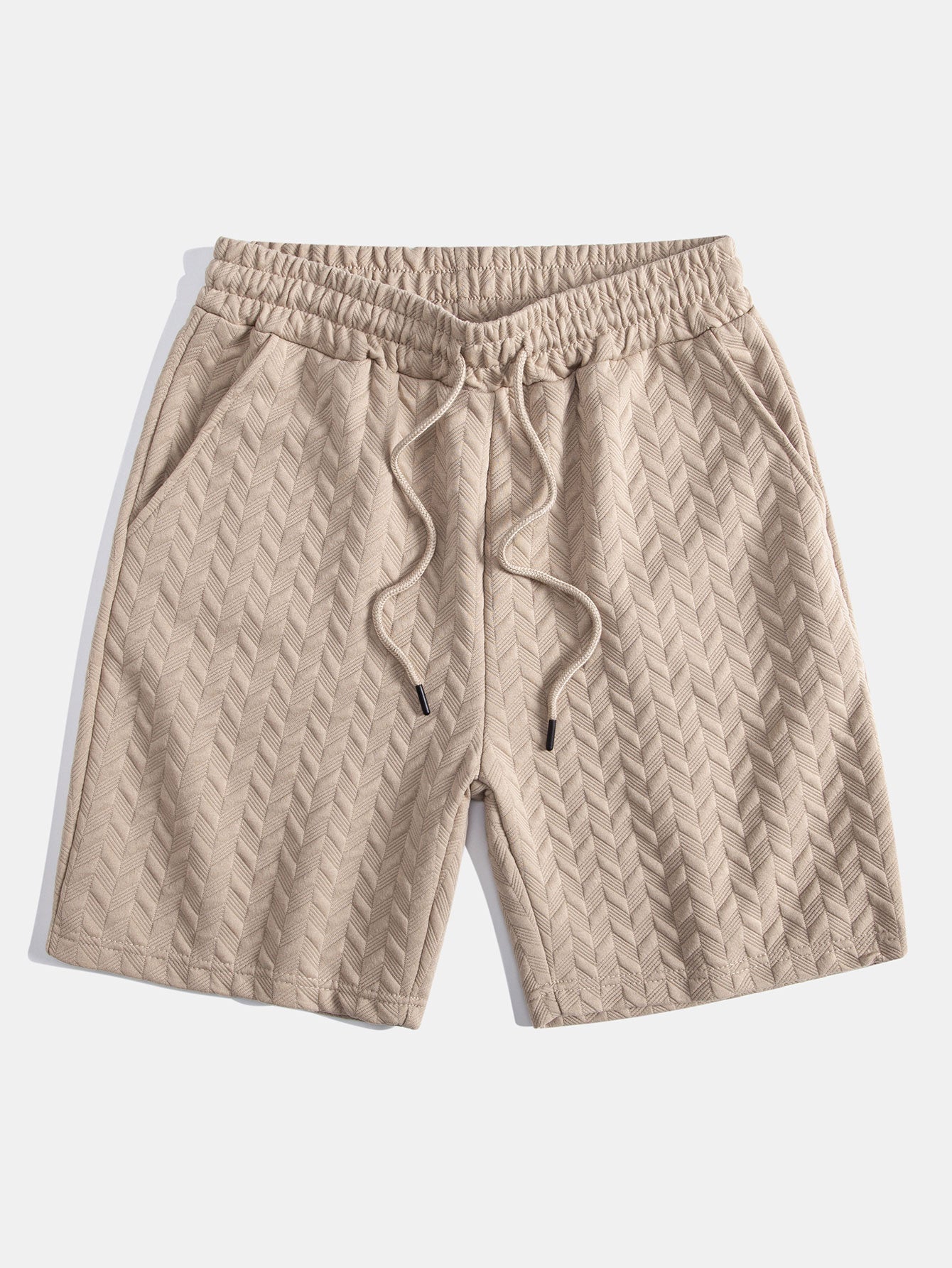 3 Pieces Geometric Jacquard Shorts - Naturzy