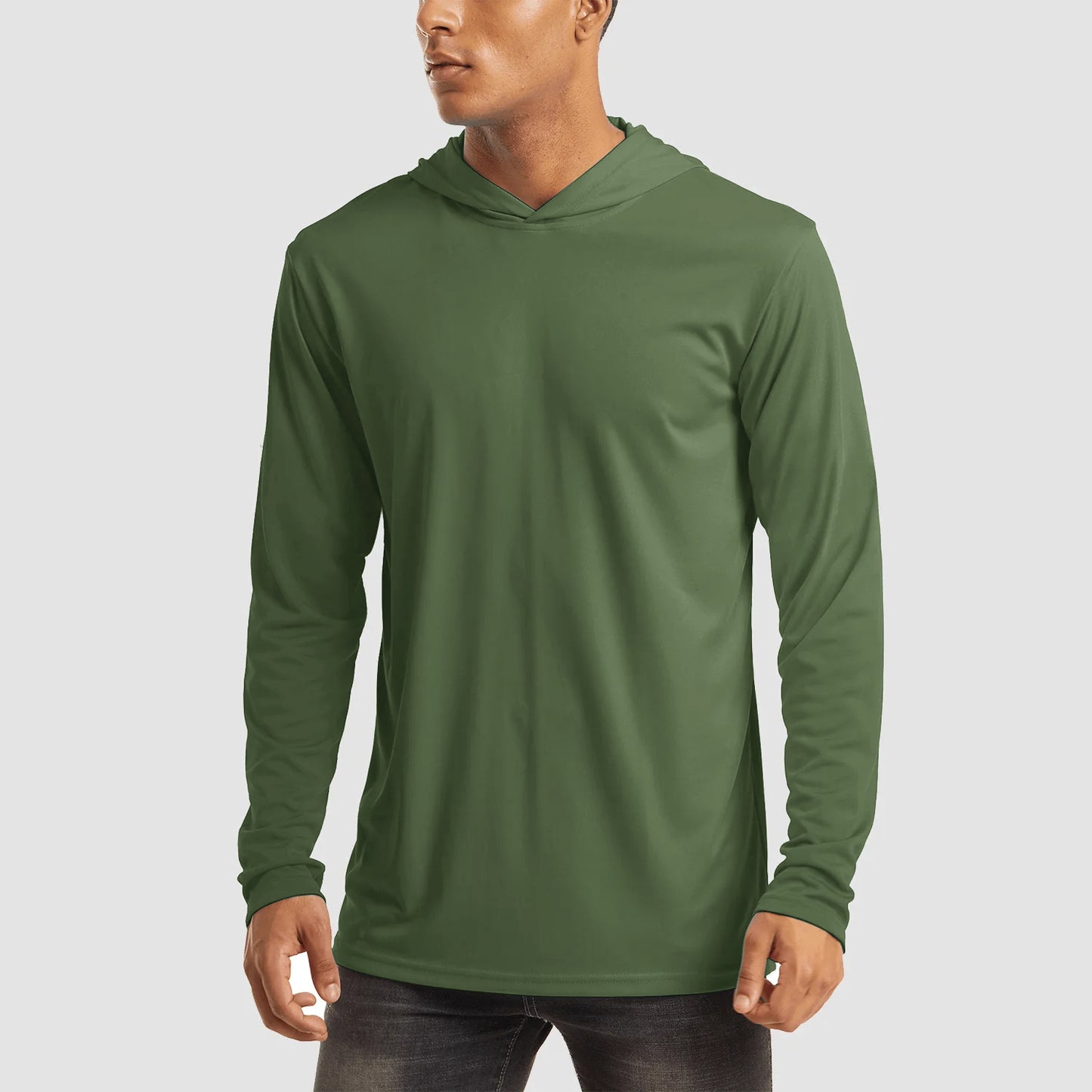 Men's UPF 50+ Hooded Outdoor Shirts | UV Protection
