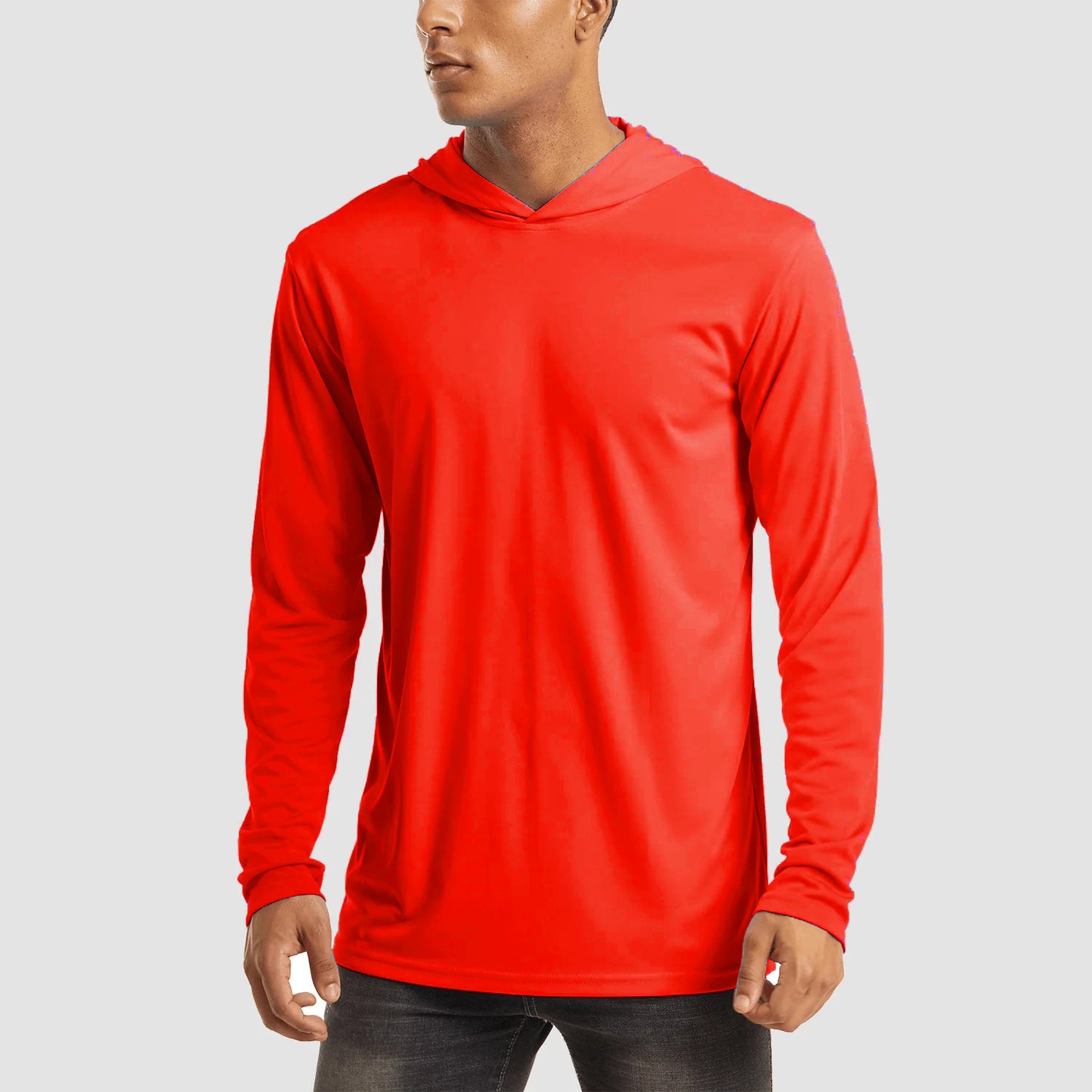 Men's UPF 50+ Hooded Outdoor Shirts | UV Protection