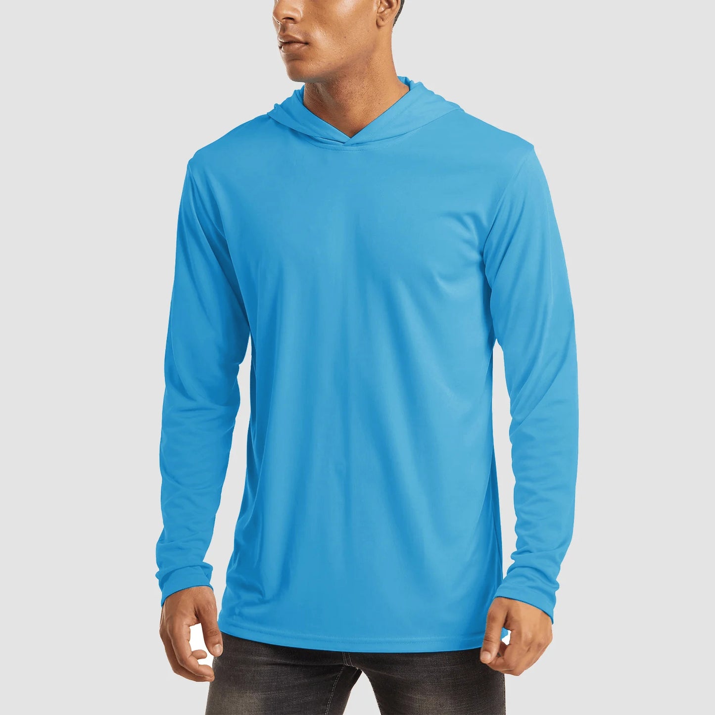 Men's UPF 50+ Hooded Outdoor Shirts | UV Protection