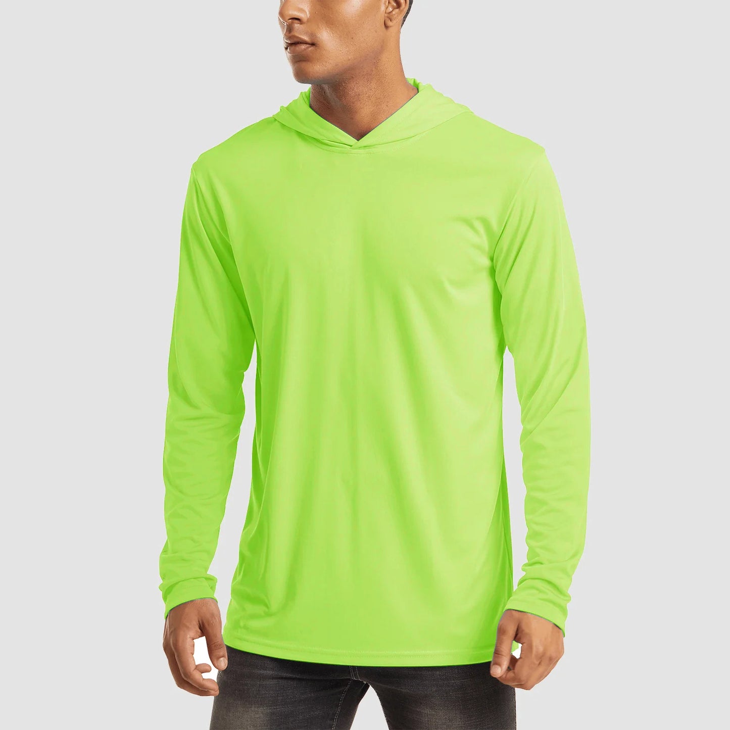 Men's UPF 50+ Hooded Outdoor Shirts | UV Protection