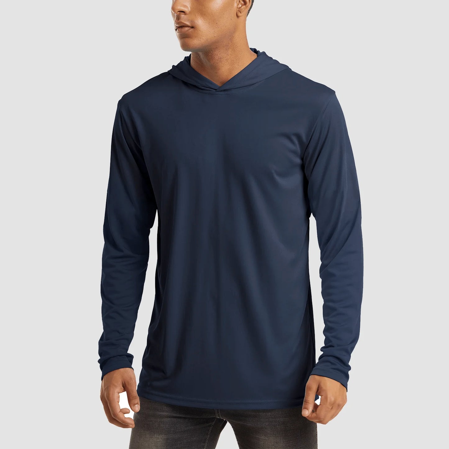 Men's UPF 50+ Hooded Outdoor Shirts | UV Protection