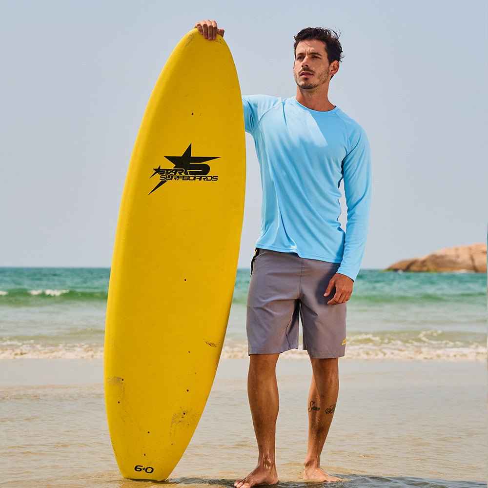 NATURZY-Men's UPF 50+ Quick Dry Shirt - Sun Protection for Hiking