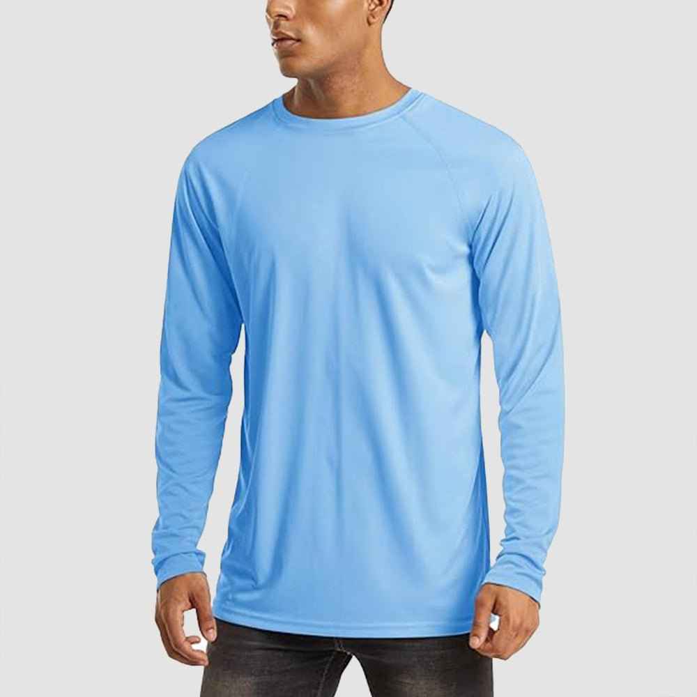NATURZYMen's UPF 50+ Quick Dry Shirt - Sun Protection for Hiking