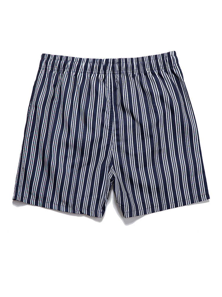 Striped Print Swim Shorts - Naturzy