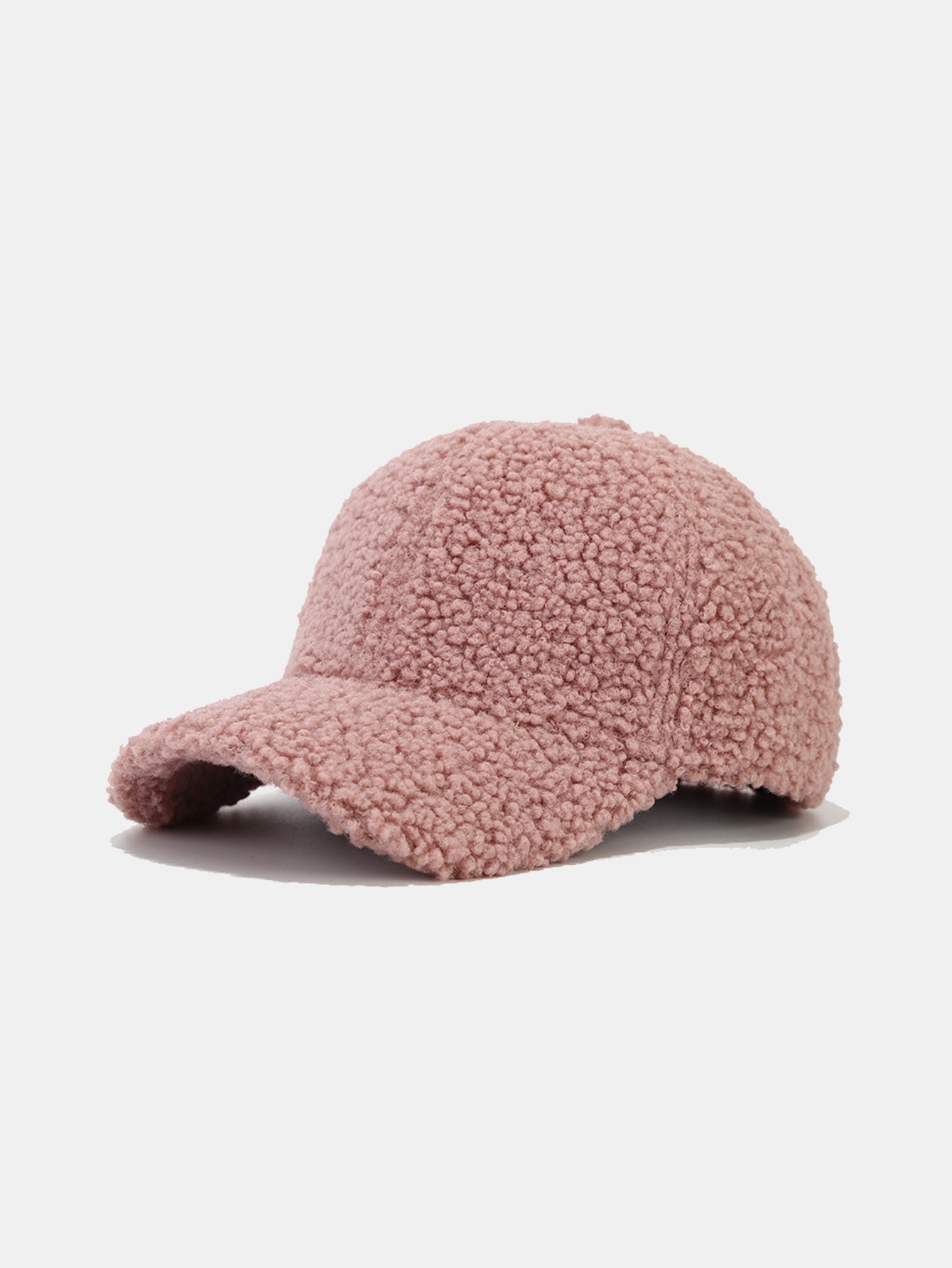 Solid Color Plush Warm Baseball Cap - Naturzy