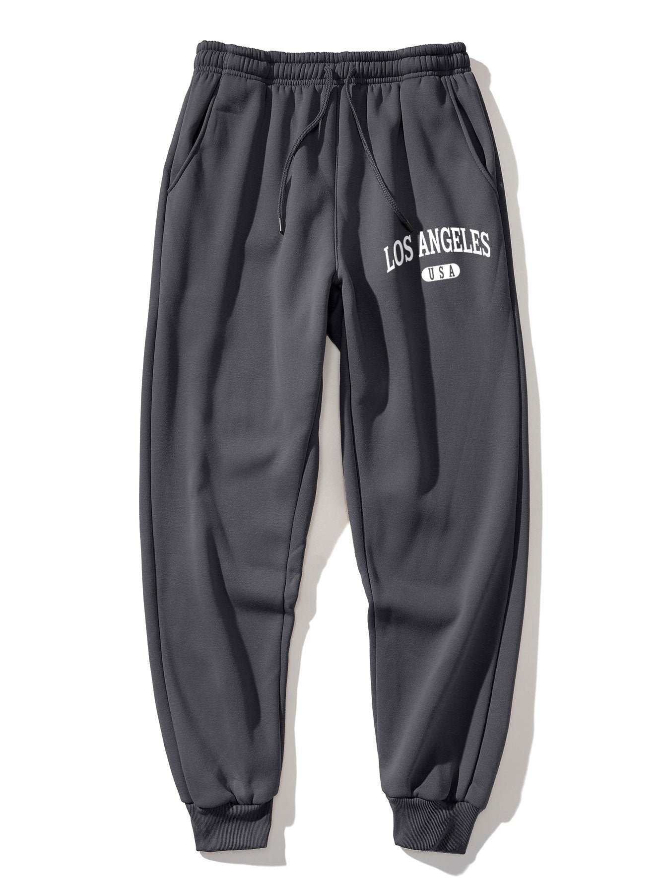 3 Pieces Los Angeles Print Jogger Pants - Naturzy