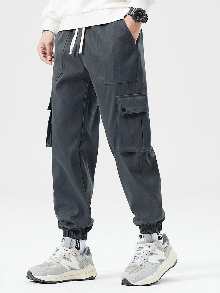 Chino Cargo Jogger Pants - Naturzy