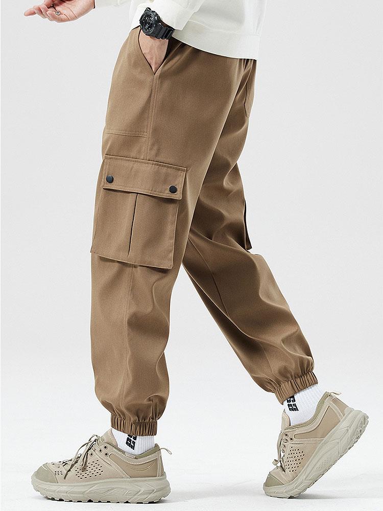 Chino Cargo Jogger Pants - Naturzy