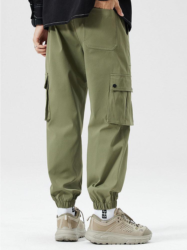 Chino Cargo Jogger Pants - Naturzy