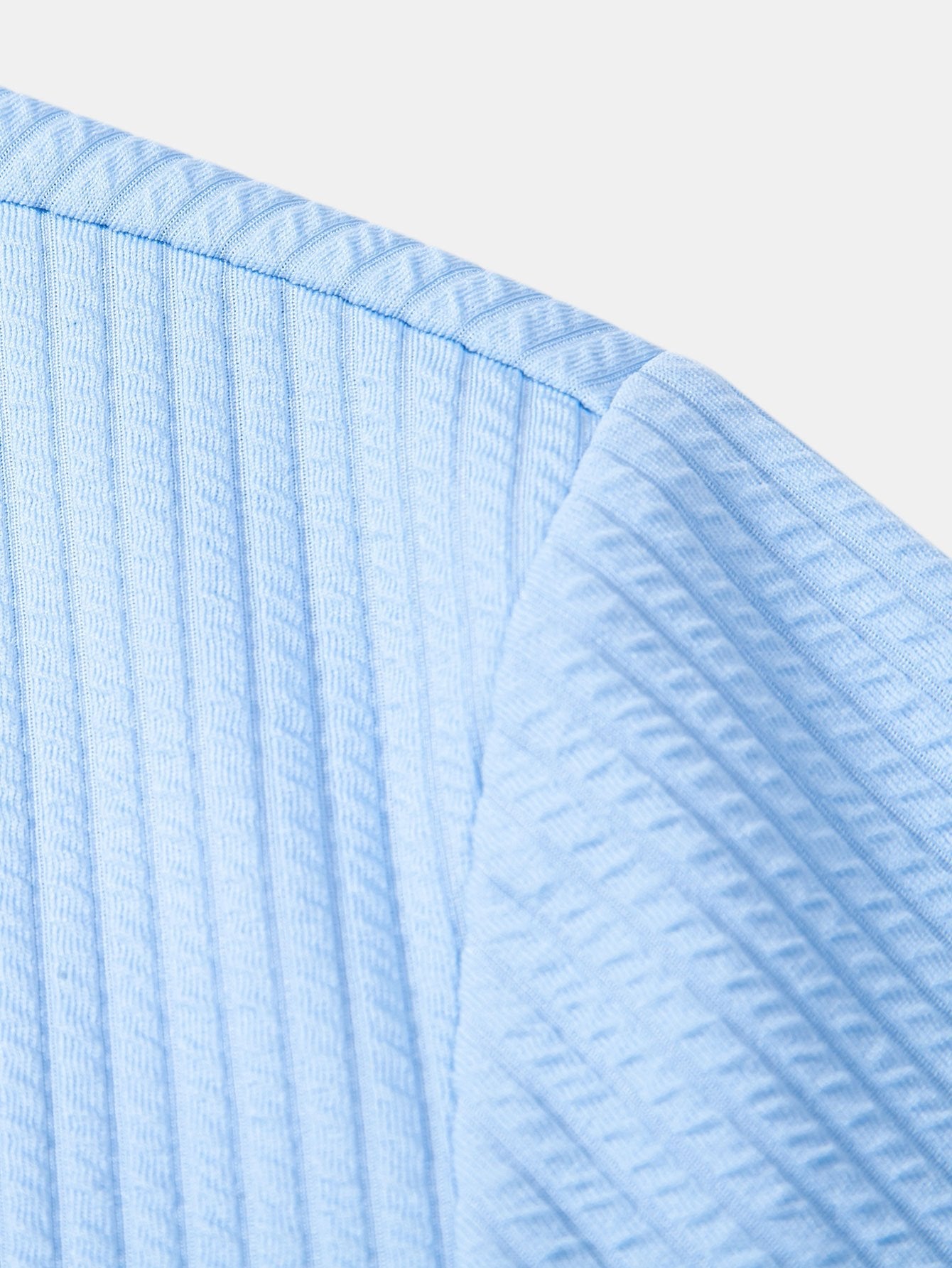 Long Sleeve Ribbed Polo - Naturzy