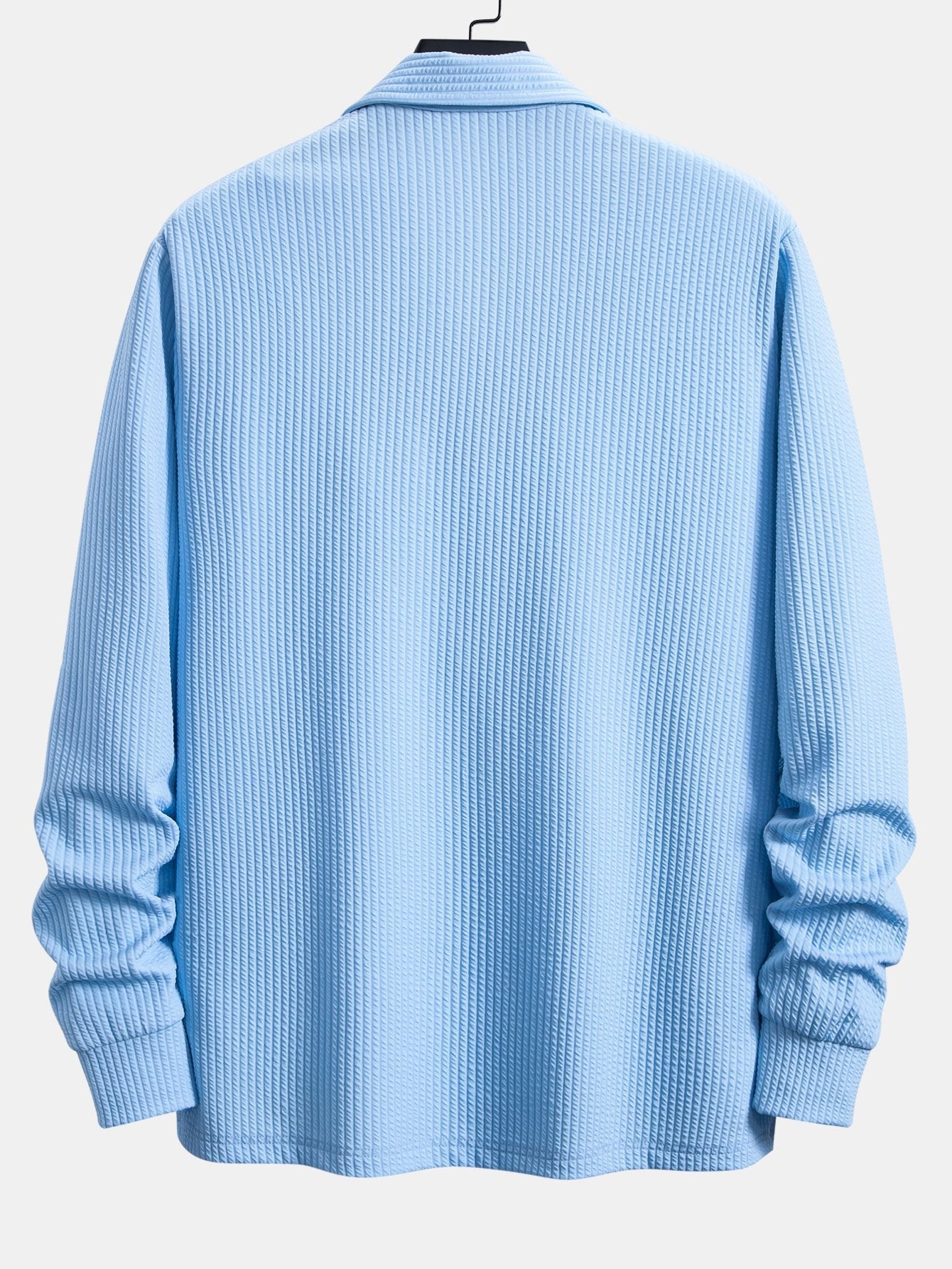 Long Sleeve Ribbed Polo - Naturzy