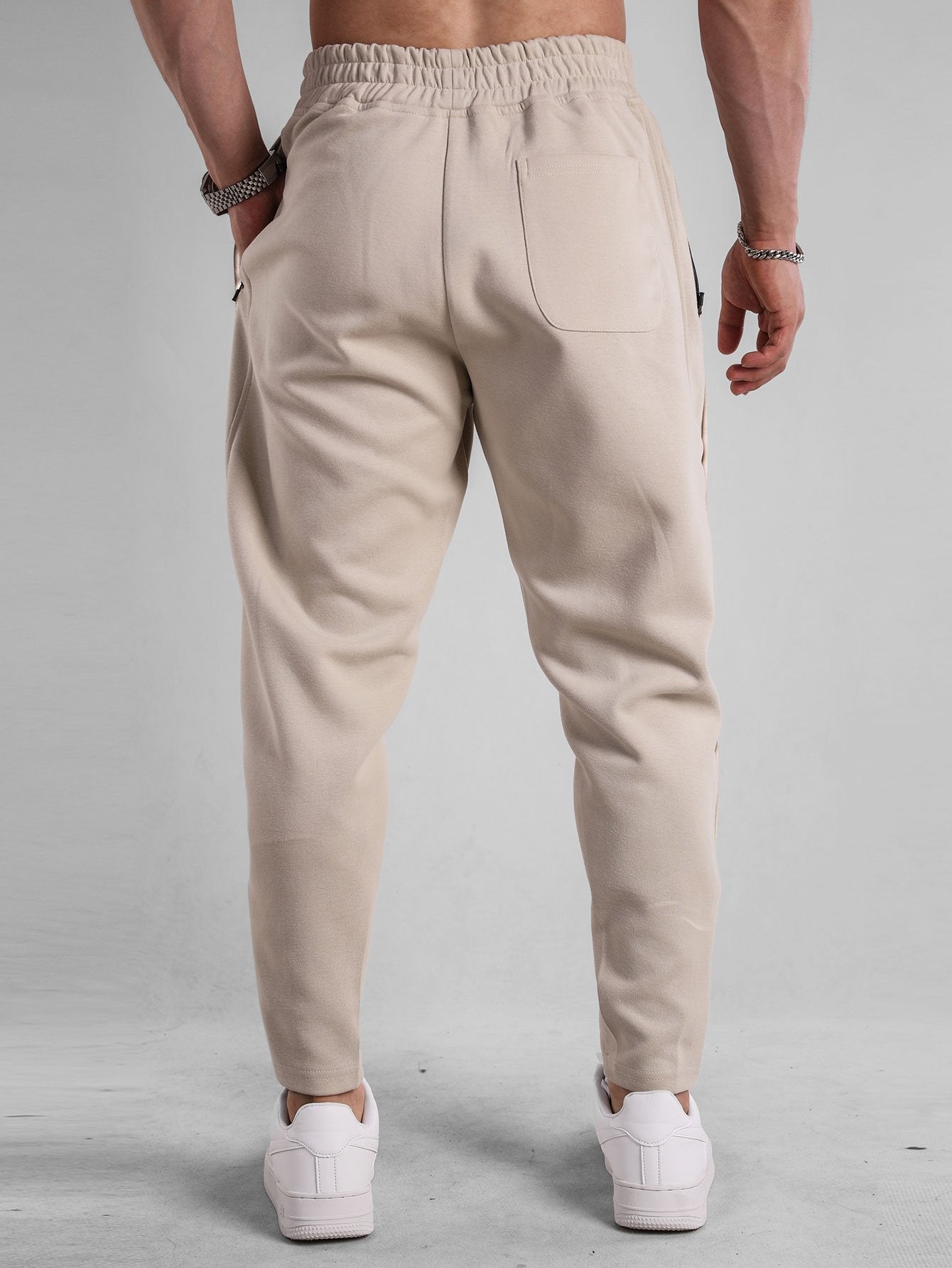 Zip Hem Jogger Pants - Naturzy