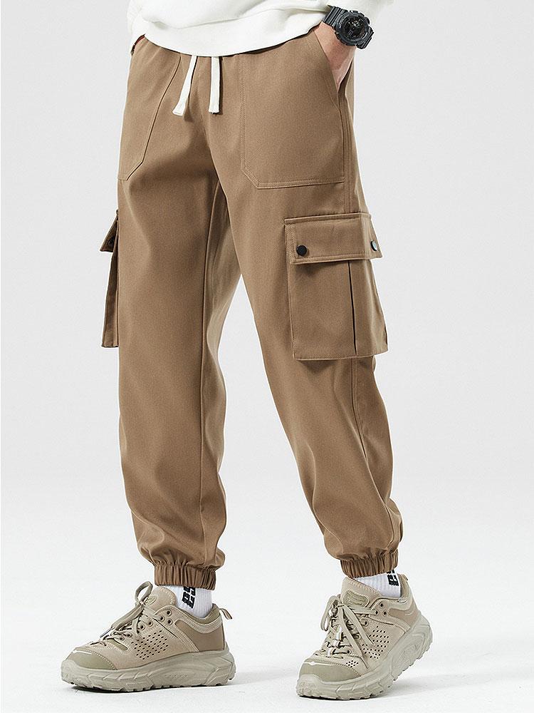 Chino Cargo Jogger Pants - Naturzy
