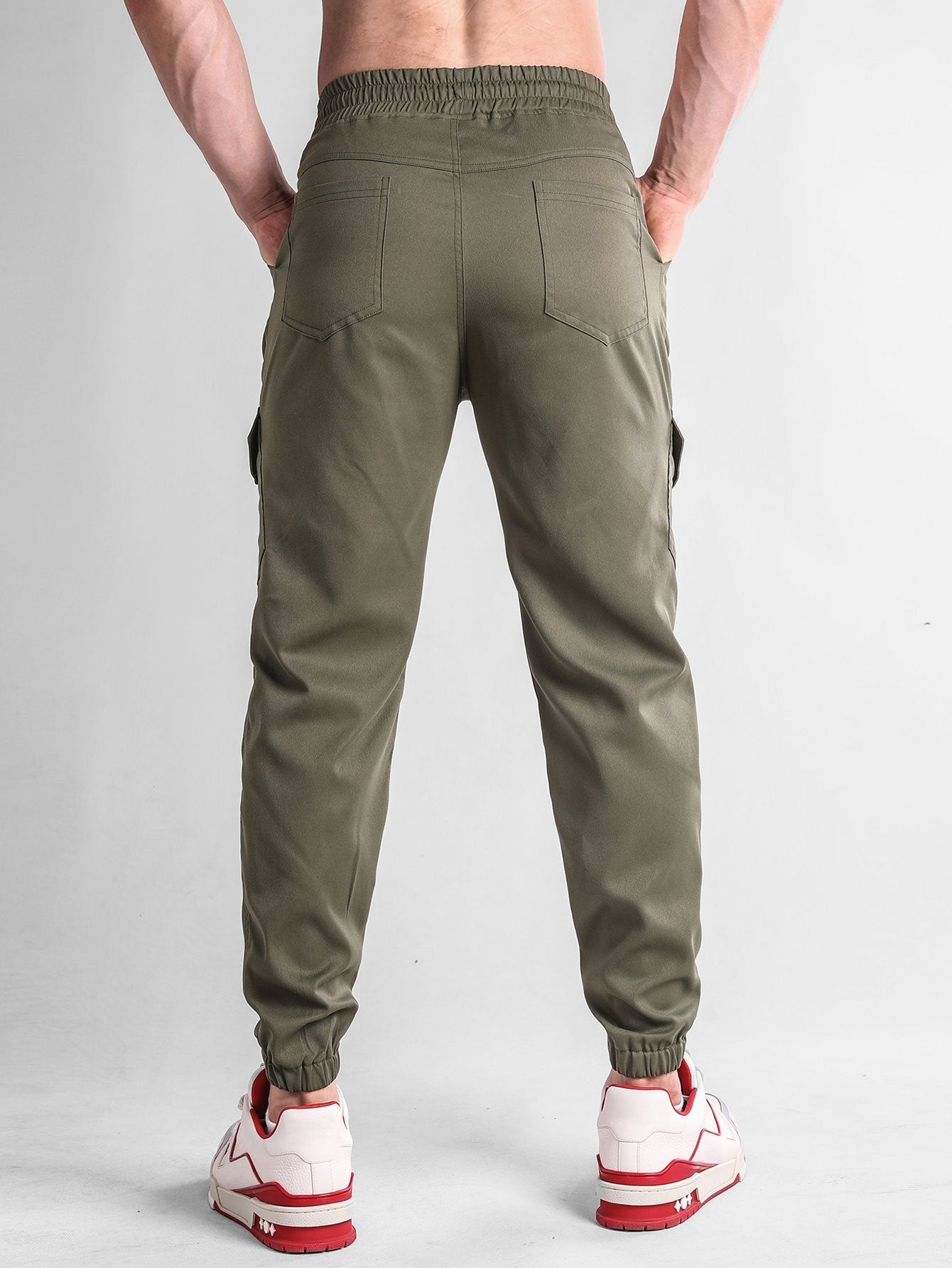 Chino Cargo Jogger Pants - Naturzy