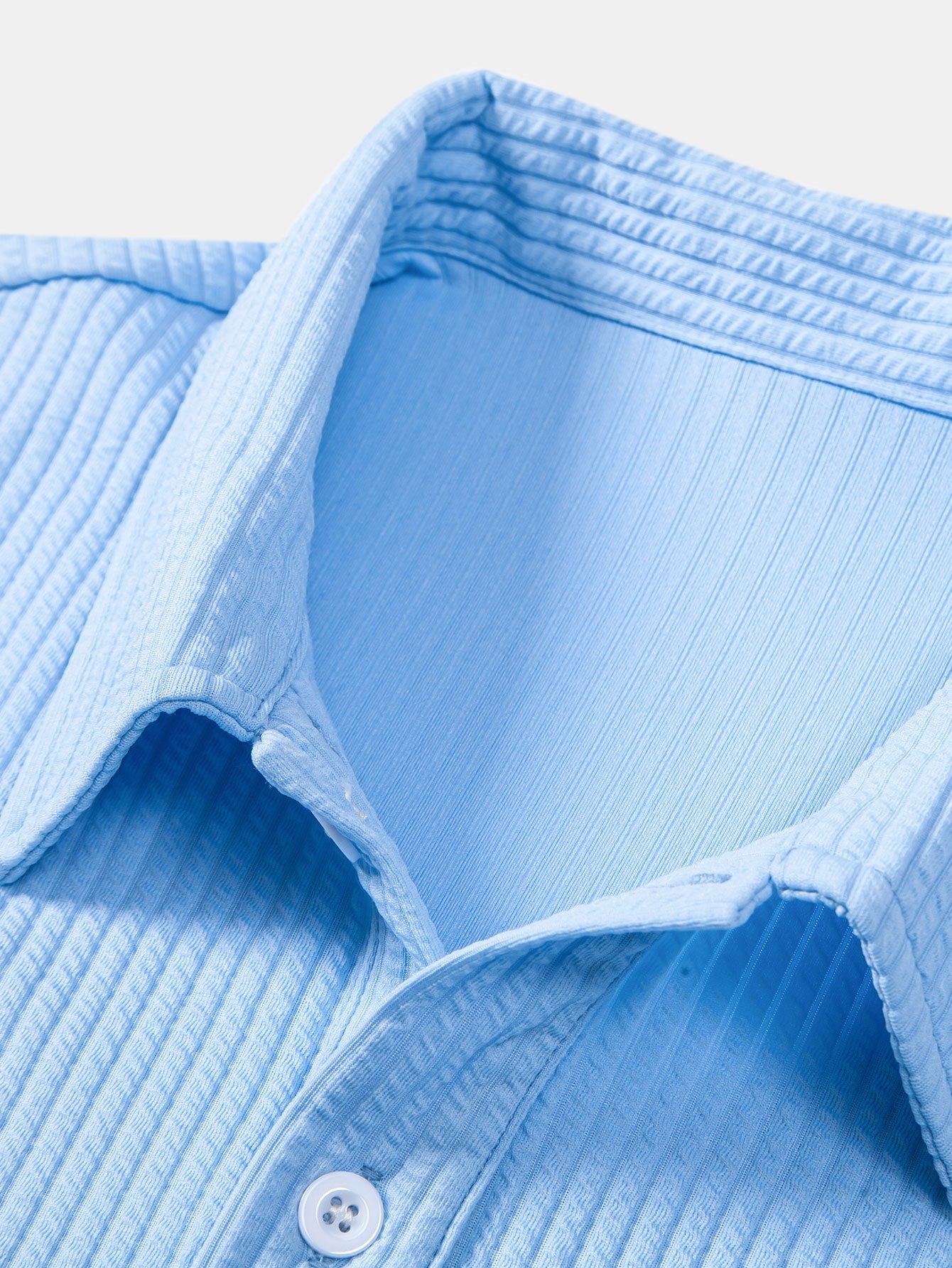 Long Sleeve Ribbed Polo - Naturzy