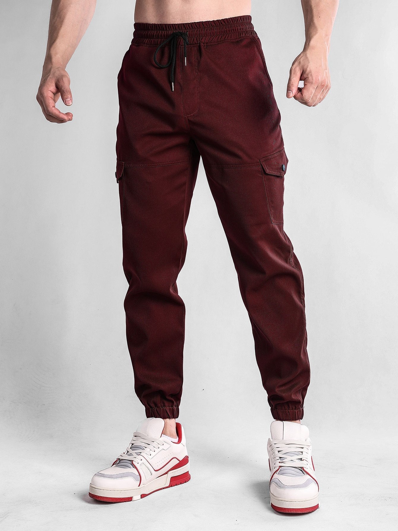 Chino Cargo Jogger Pants - Naturzy